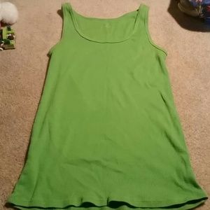 Medium tank top green